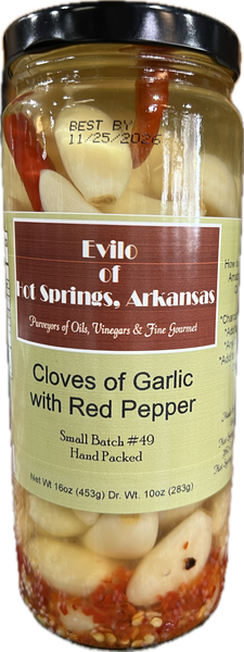 Spicy Garlic Cloves with Red Pepper