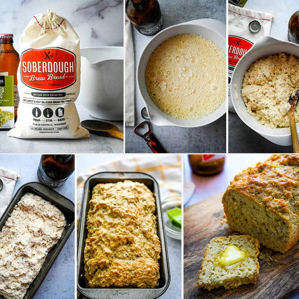 Lemon Poppy Brew Bread