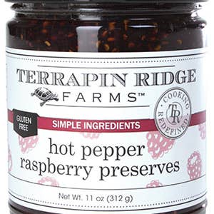 Hot pepper raspberry preserves