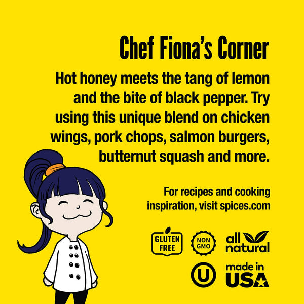 Hot Honey Lemon Pepper Blend