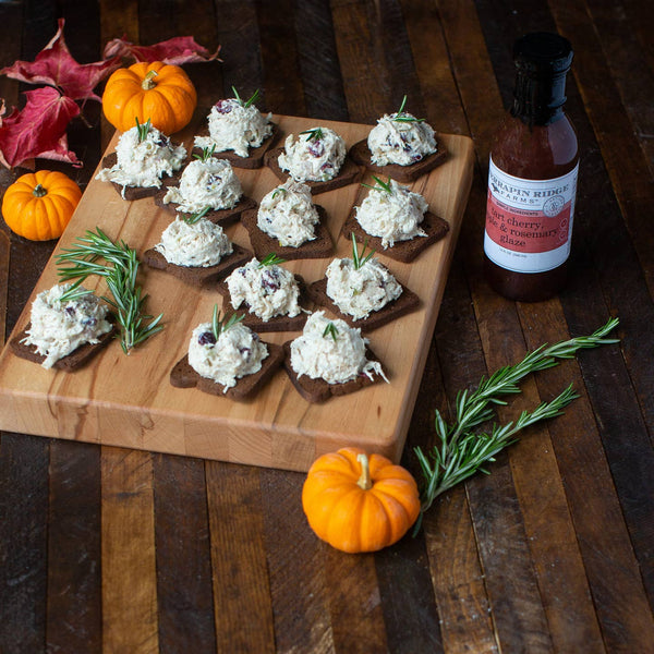 Tart Cherry, Apple & Rosemary Glaze