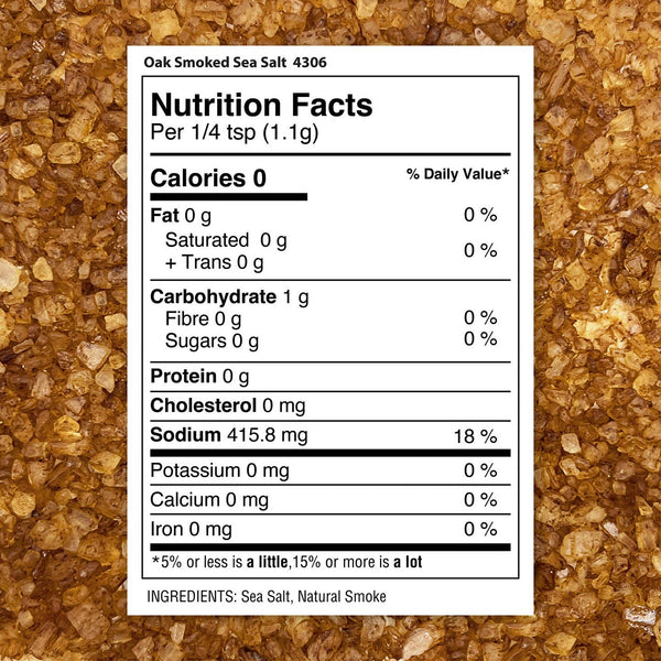 Oak Smoked Coarse Sea Salt