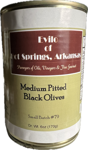 Greek Queen Halkidiki Medium Pitted Whole Black Olives