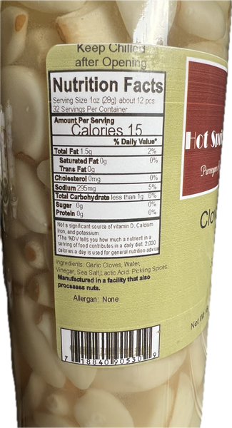 Cloves of Garlic in Brine