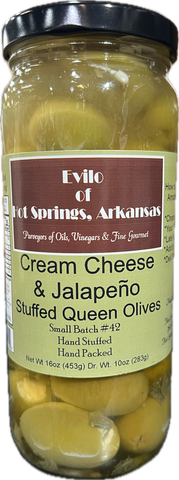 Greek Queen Halkidiki Cream Cheese & Jalapeno Stuffed Olives