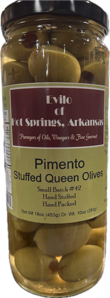 Greek Queen Halkidiki Pimento Stuffed Olives