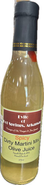 SPICY Dirty Martini Olive Juice