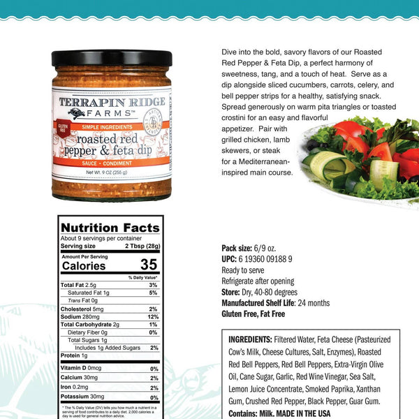 Roasted Red Pepper & Feta Dip