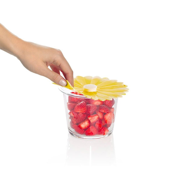 6 inch Charles Viancin Yellow Daisy Lid