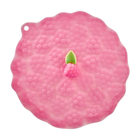 11 Inch Raspberry Silicone Lid