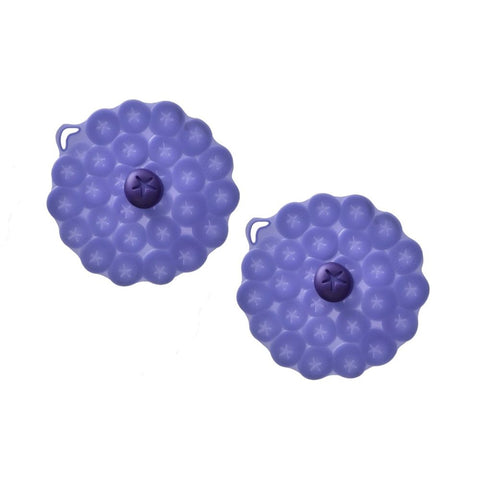 4 Inch Blueberry Silicone Drink Cover 2 pack