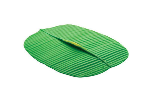 10" x 14" Oblong Banana Leaf Silicone Lids