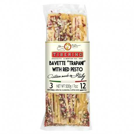 Bavette “Trapani” with Red Pesto
