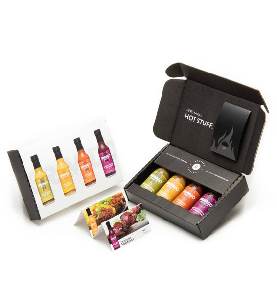 4-Pack Hot Sauce Set