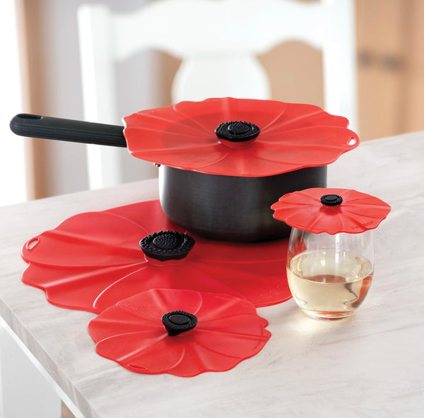 Poppy Silicon Lid Set