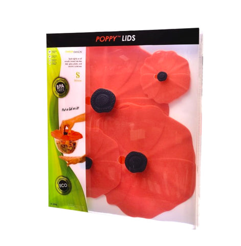 Poppy Silicon Lid Set