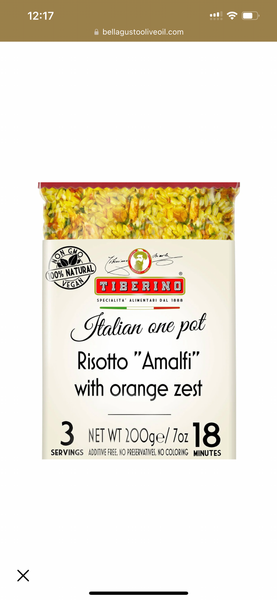 Risotto “Amalf” w/ Orange